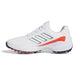 adidas ZG23 Golf Shoes in White, Collegiate Navy and Bright Red Trim