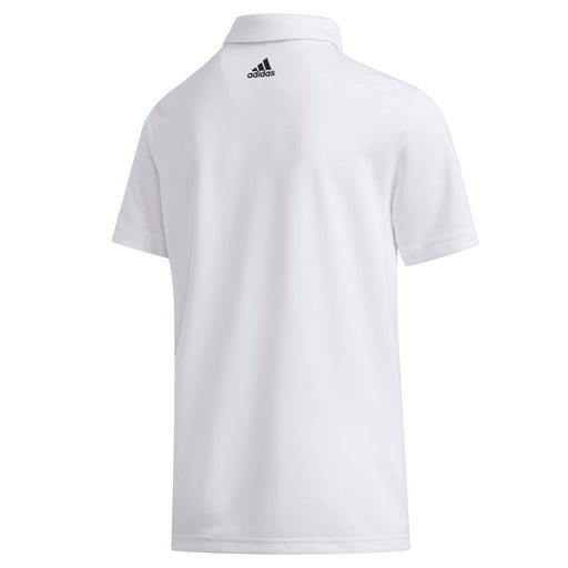 adidas 3-Stripe Polo Shirt White Back