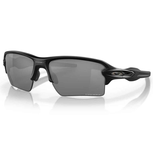 Oakley Flak 2.0 XL Sunglasses Matte Black Frame Prizm Black Lens Front Angle