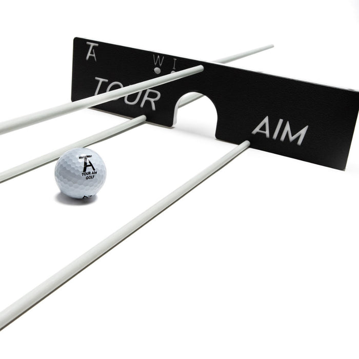 Tour Aim Golf with 3 Alignment Sticks