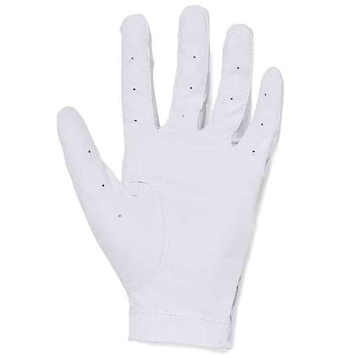 Under Armour 22 Junior Iso-Chill Golf Glove White Metallic Silver Palm