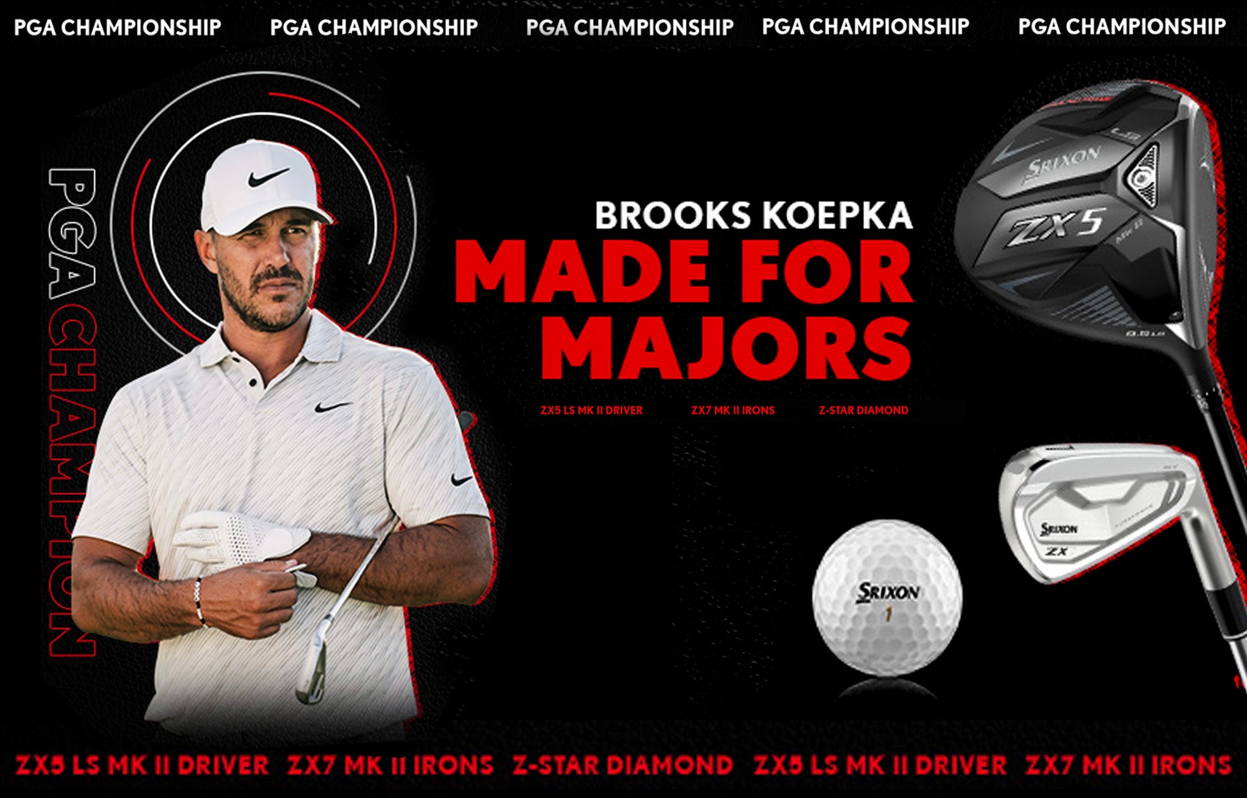 What's in the bag? Brooks Koepka's winning 2023 PGA Championship Bag