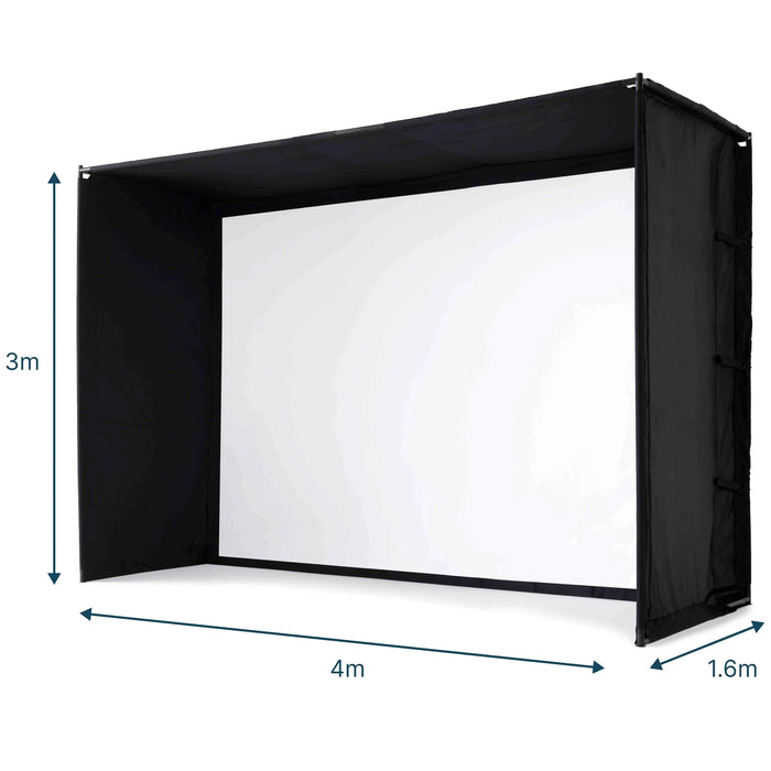 24/7 Golf BYO Launch Monitor Enclosure Simulator Package