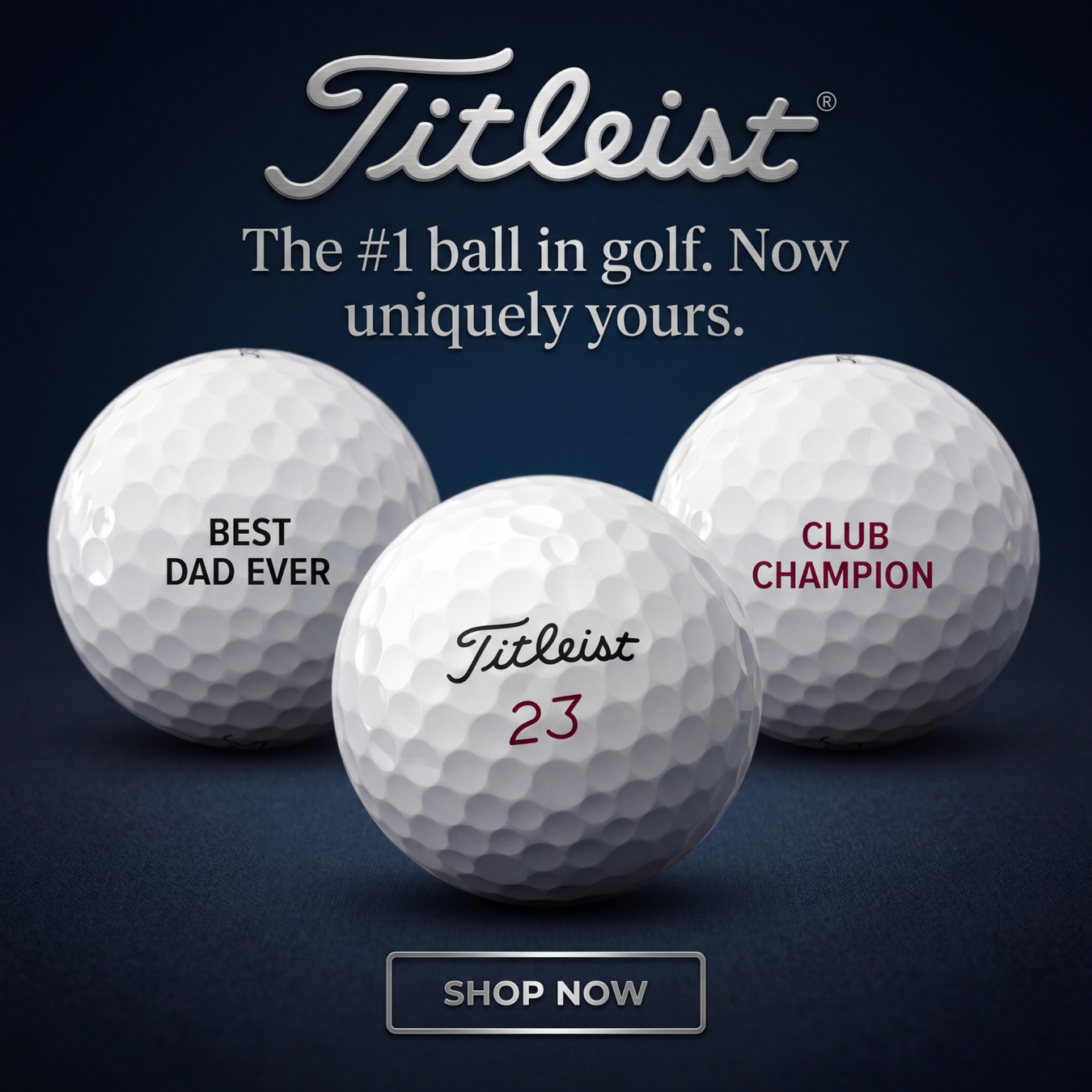Personalised Golf Balls