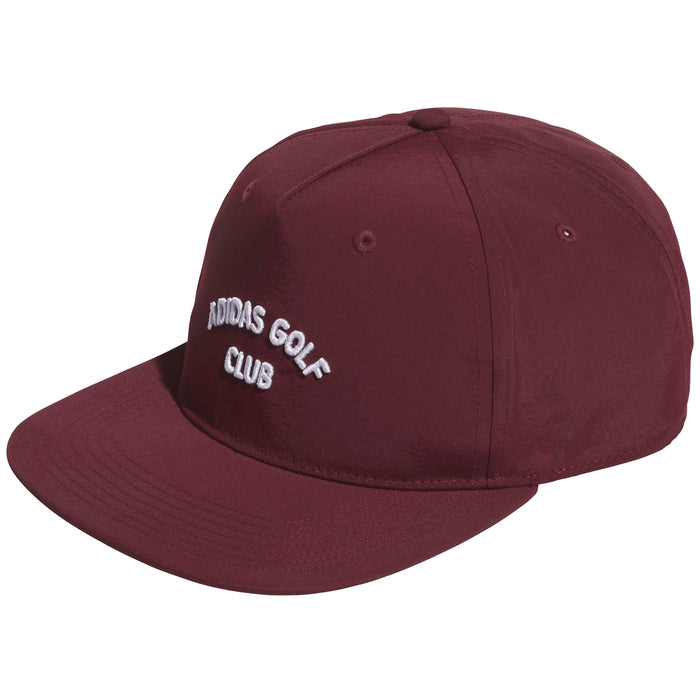 adidas 2026 5 Panel Crinkled Nylon Cap - Maroon