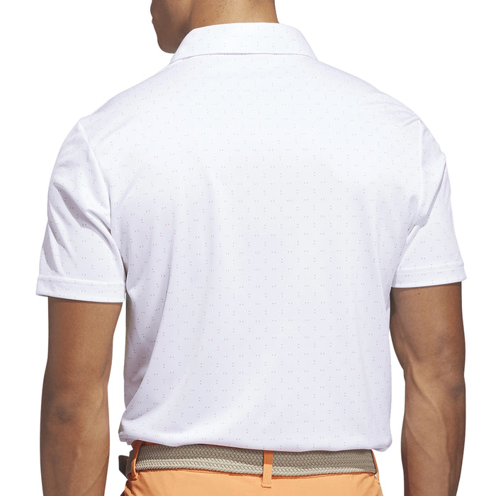 adidas 2026 Performance Textured Print Polo Shirt