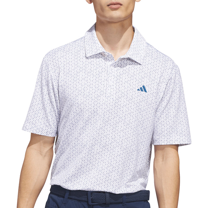 adidas 2026 Ultimate365 Mesh Print Polo Shirt - White/Dupe