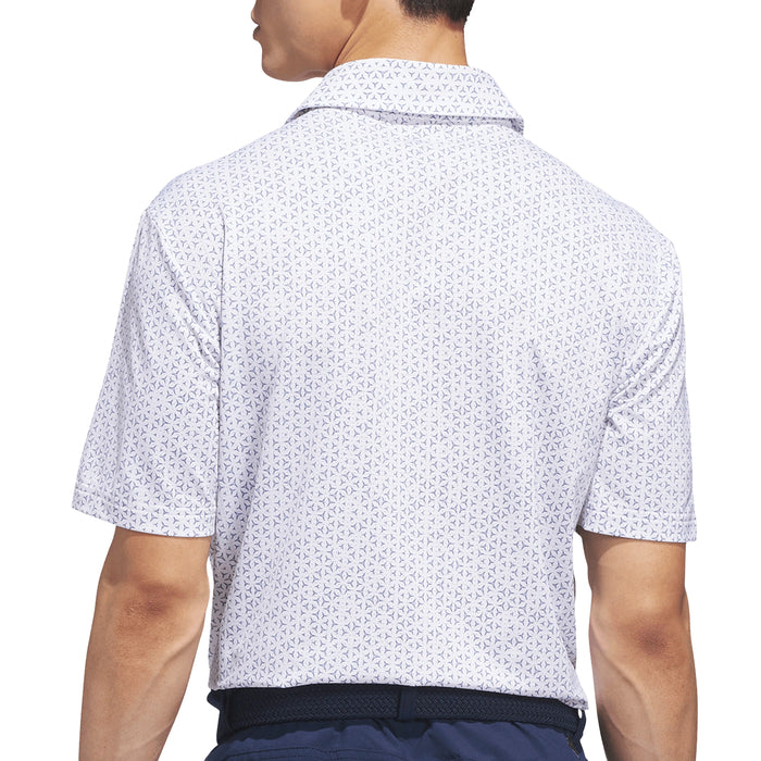 adidas 2026 Ultimate365 Mesh Print Polo Shirt - White/Dupe