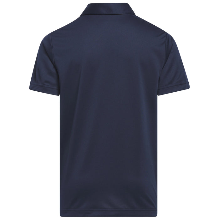 adidas Boys Performance Short Sleeve Polo Shirt