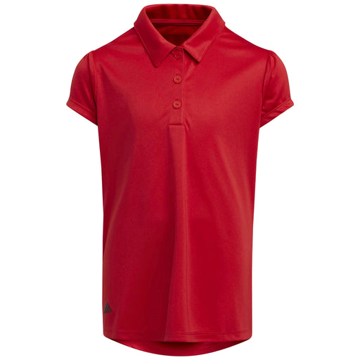 adidas Girls Performance Primegreen Polo Shirt in Red