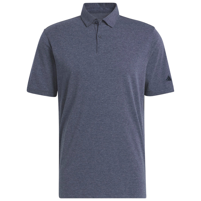 adidas Go-To Polo Shirt in heathered navy fabric