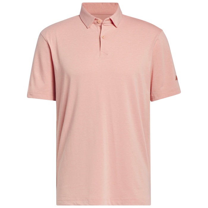 adidas Go-To Polo Shirt in salmon pink fabric