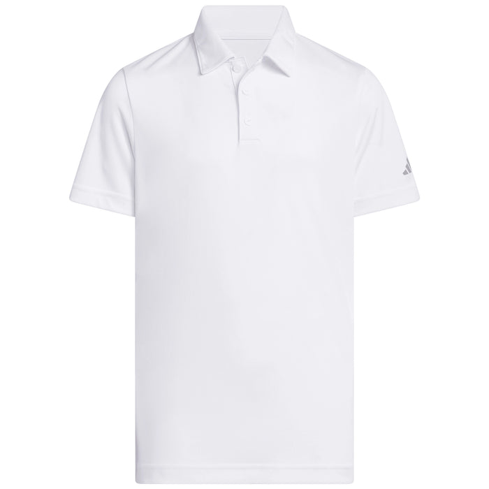 adidas Junior Boys 2026 Performance Short Sleeve Polo Shirt