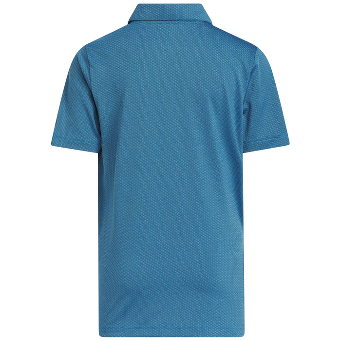 adidas Junior Boys 2026 Textured Short Sleeve Polo Shirt