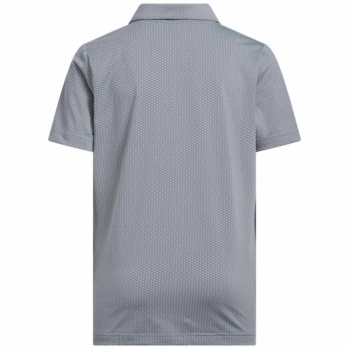 adidas Junior Boys 2026 Textured Short Sleeve Polo Shirt