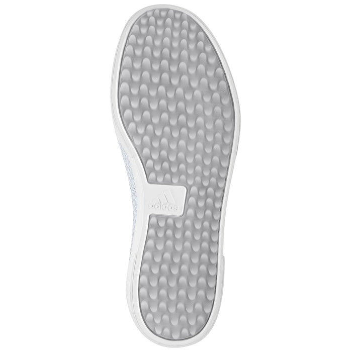adidas Ladies Retrocross Spikeless Golf Shoes in Grey and Silver Metallic and White - Spikeless sole