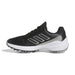 adidas Ladies ZG23 Golf Shoes in core black and silver metallic