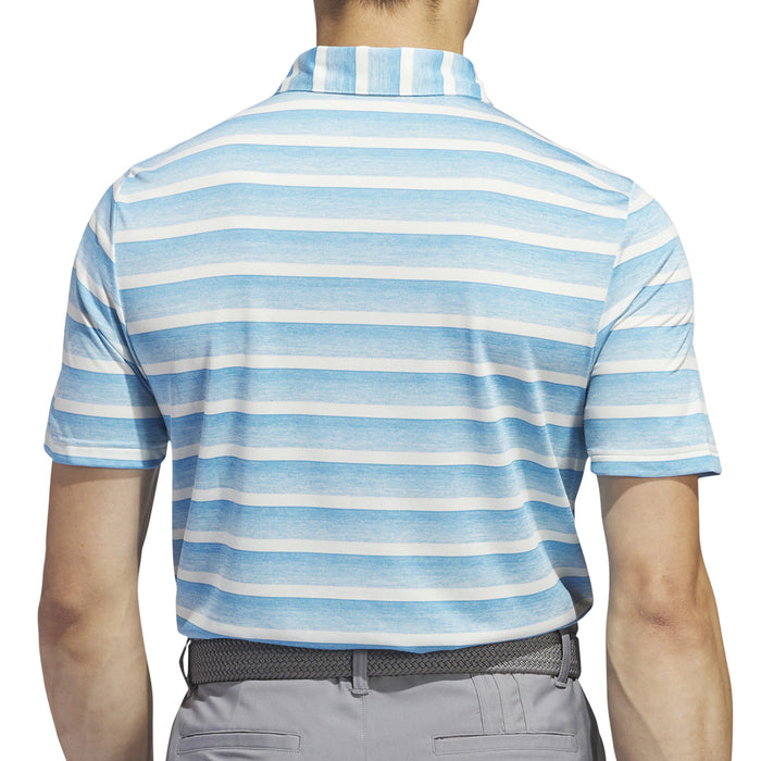 adidas Two Colour Stripe Polo Shirt