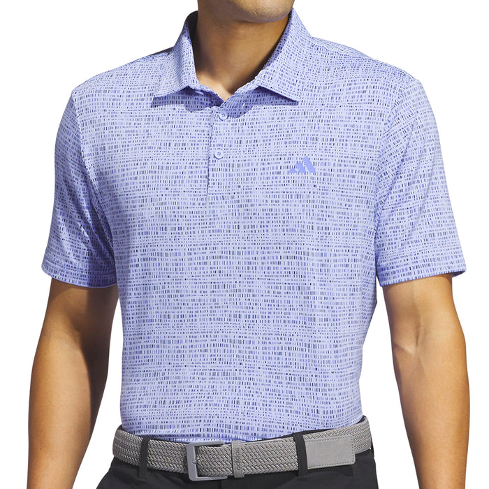 adidas Ultimate365 Power Grid Print Polo Shirt