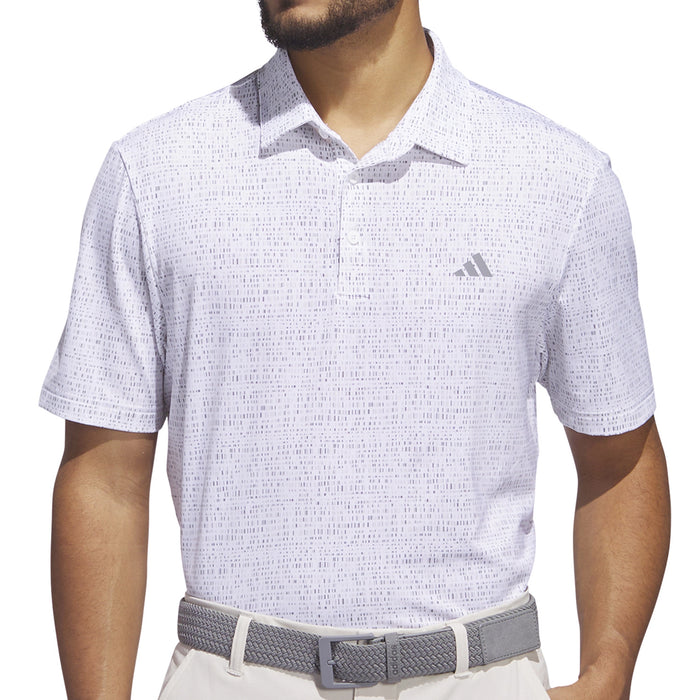 adidas Ultimate365 Power Grid Print Polo Shirt