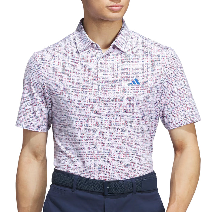 adidas Ultimate365 Power Grid Print Polo Shirt