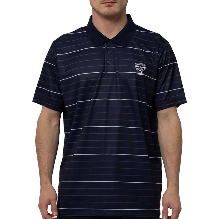 AFL 2025 Striped Polo Shirt