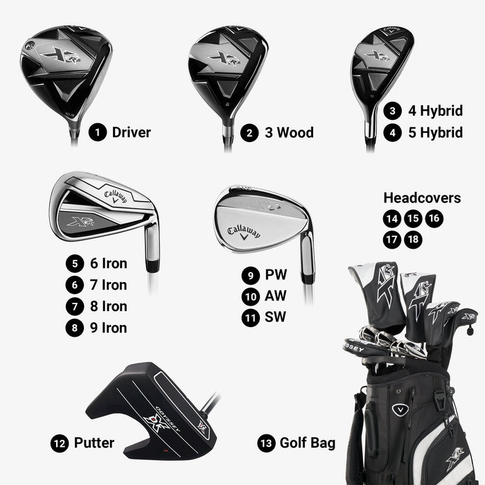 Callaway XR 26 Premium Beginner Package Set - Steel LH