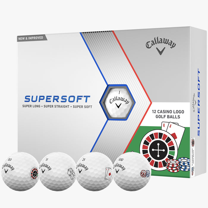 Callaway 2023 Limited Edition SuperSoft Casino Golf Balls