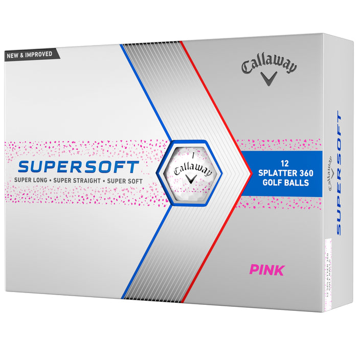 Callaway 2023 Supersoft Splatter Golf Balls