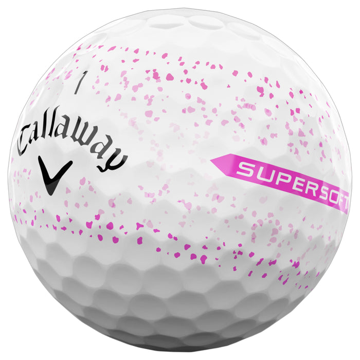 Callaway 2023 Supersoft Splatter Golf Balls