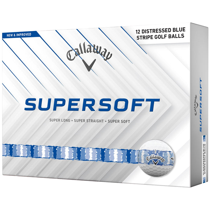 Callaway 2026 LE SuperSoft Distressed Stripe Golf Balls