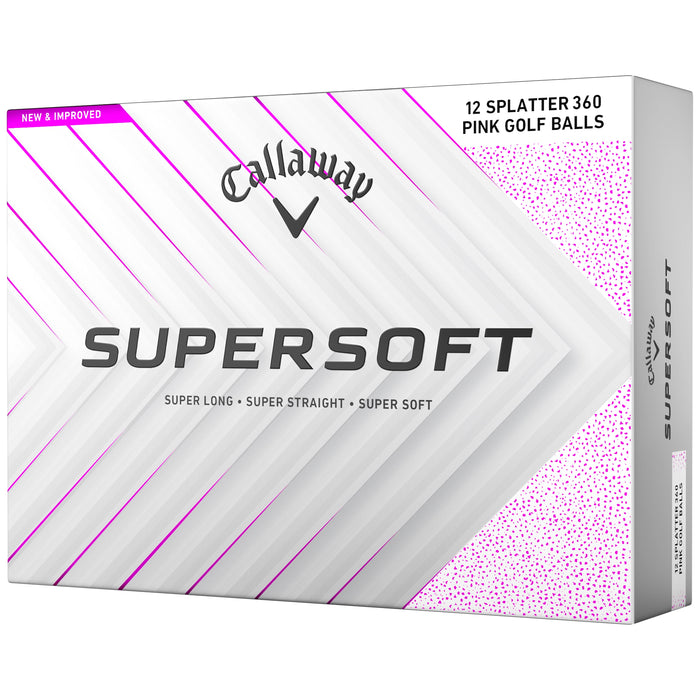 Callaway 2025 SuperSoft Splatter Golf Balls