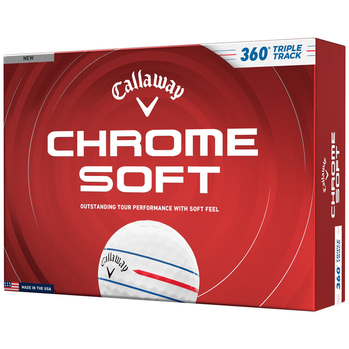 Callaway 2026 Chrome Soft 360 Triple Track Golf Balls