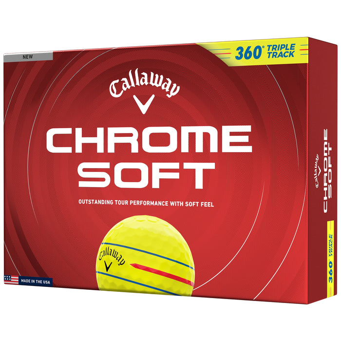 Callaway 2026 Chrome Soft 360 Triple Track Golf Balls