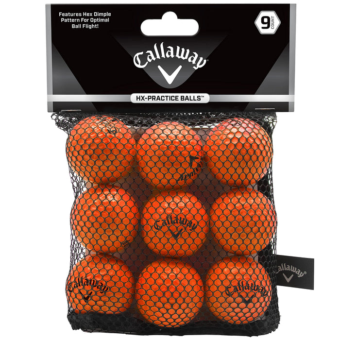 Callaway 2026 HX Soft Flight Balls (9/pack) - Orange