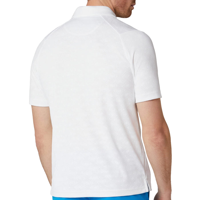 Callaway 2027 Odyssey Ventilated Jacquard Polo Shirt - Bright White