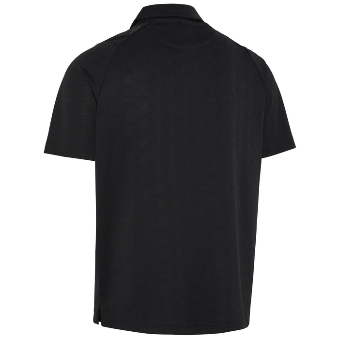 Callaway 2026 Odyssey Ventilated Jacquard Polo Shirt - Caviar
