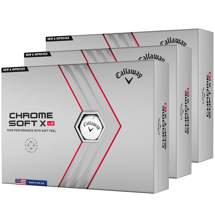 Callaway 2022 Chrome Soft X LS Golf Balls (3-Pack)