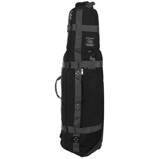 Club Glove Last Bag Collegiate Travel Cover with Stiff Arm in Black with Grey Straps