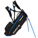 Cobra 2022 Ultralight Pro Stand Bag in Black and Electric Blue Details