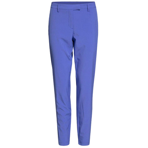 Cross Ladies Style It Chino Pants in Amparo Blue. Features belt loops and slim leg