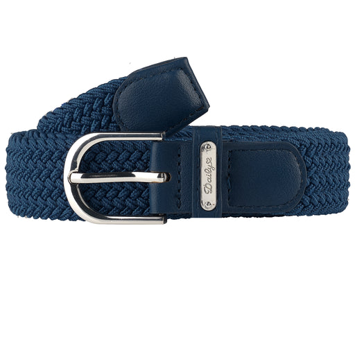 Daily Sports Giselle Elastic Stretch belt in navy featuring a silver belt buckle