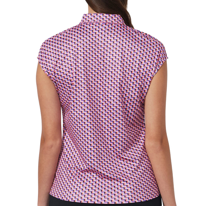 Daily Sports Ladies 2025 Printed Cap Sleeve Polo Shirt