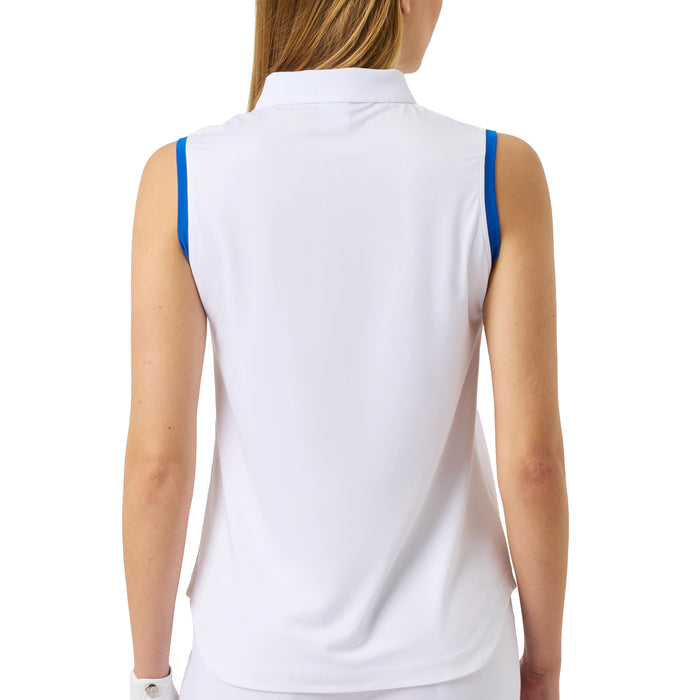 Daily Sports Ladies 2026 Argyle Sleeveless Polo Shirt