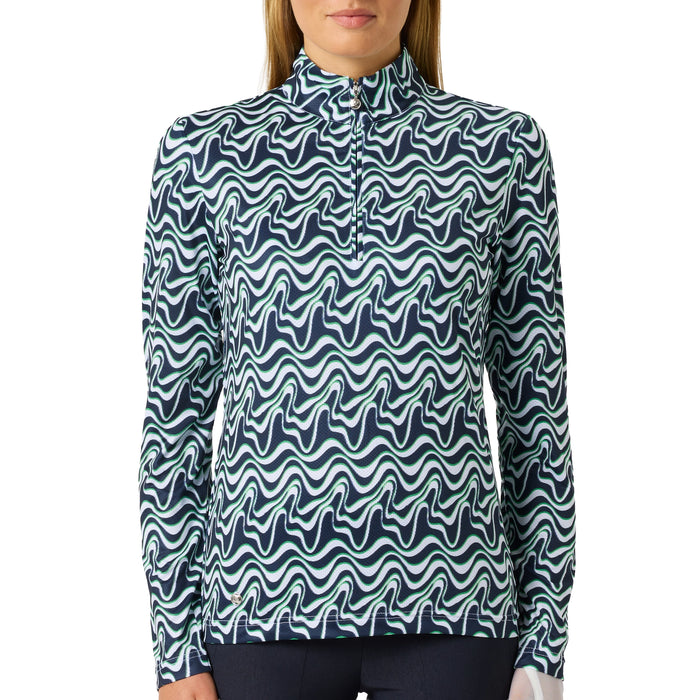 Daily Sports Ladies 2026 Printed Air Long Sleeve Half Neck - Flair Motion