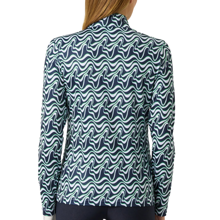 Daily Sports Ladies 2026 Printed Air Long Sleeve Half Neck - Flair Motion