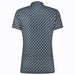 Chelles Polo Shirt in Navy White and Beige Geo Print