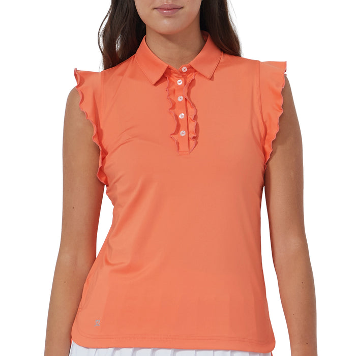 Daily Sports Ladies 2025 Frill Sleeveless Polo Shirt