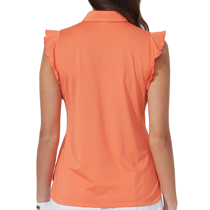 Daily Sports Ladies 2025 Frill Sleeveless Polo Shirt