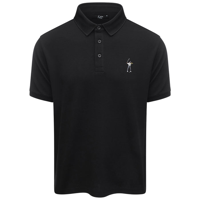 Eastside Golf 2026 Core Pique Polo Shirt - Black